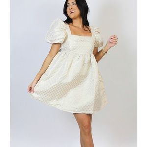 Sisterology Jingle Bells Babydoll Dress